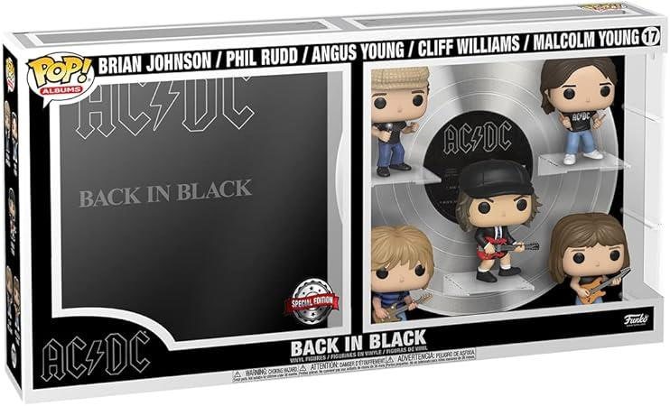 Funko AC/DC Back In Black 5 Vinyl Figure Set Funko Pop Albums 17 60989