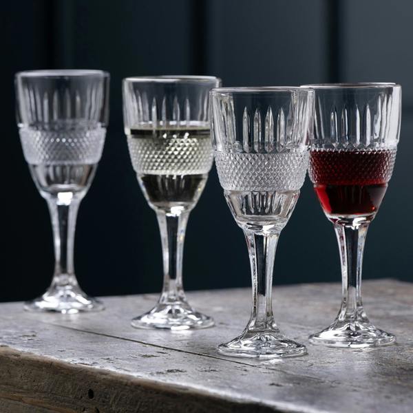 Galway Crystal Eyre Wine Set of 4