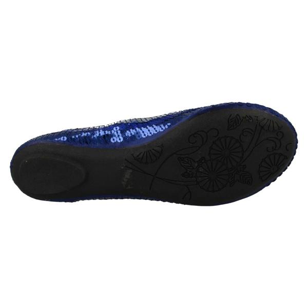 Cutie Girls Cutie Flat Slip On Sequin Ballerina Shoes