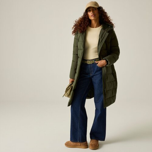 Regatta Womens/Ladies Nehiala Quilted Jacket - Dark Khaki