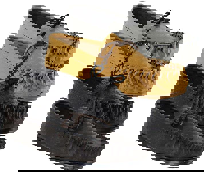 Northamptonshire Slipper Co. Mens British Hand Made Casual Leather Moccs Moccasins Slippers