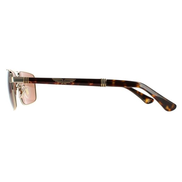 Police Sunglasses SPLB43 Origins 37 02A8 Shiny Grey Gold Brown