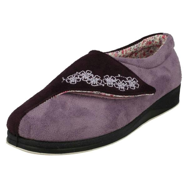 Padders Ladies Padders 2E Fitting Slippers Hug