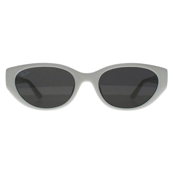Ray-Ban Sunglasses RB4457D Bio Based 677287 Polished White Dark Grey