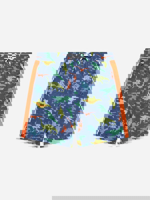 Soli Swim Boys Dinosaur Swim Shorts (UPF50+) in Navy