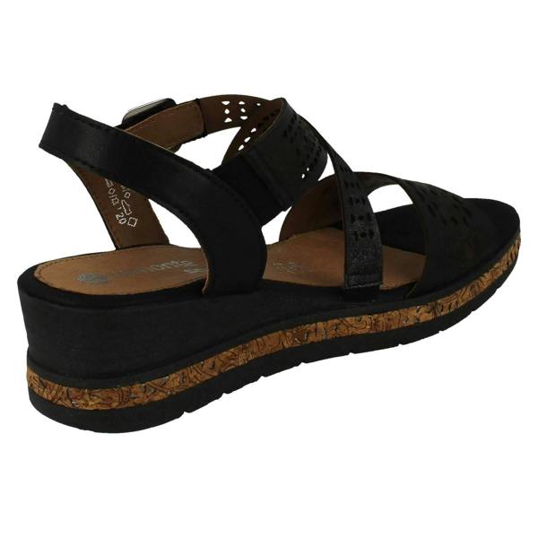 Remonte Ladies Remonte Streppy Wedge Heel Sandal D3069
