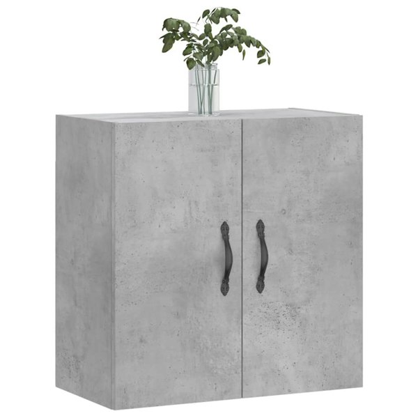 Berkfield Wall Cabinet Concrete Grey 60x31x60 cm Engineered Wood