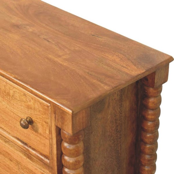 Artisan Furniture Solid Wood Spindle Chest
