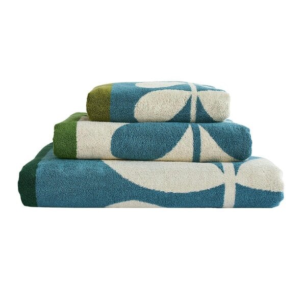 Orla Kiely Stem Check Willow Towels
