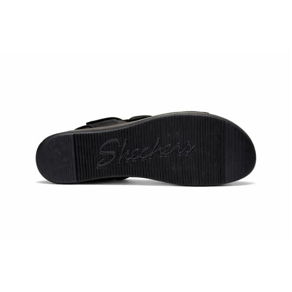 Skechers LIFTED COMFORT Ankle Strap Sandals   in  Black