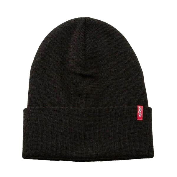 Levis Unisex Adult Red Tab Acrylic Beanie - Caviar - 