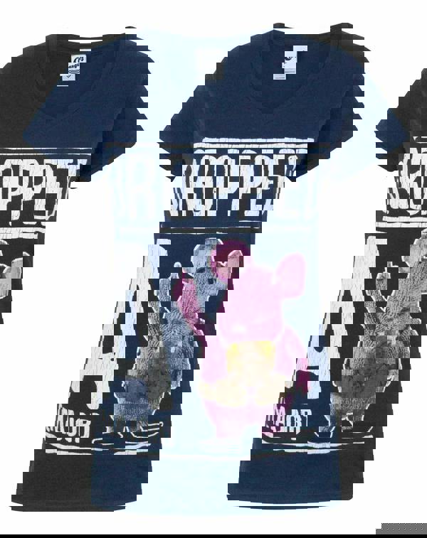 Clangers Womens Blue A Major Clanger Short Sleeved T-Shirt