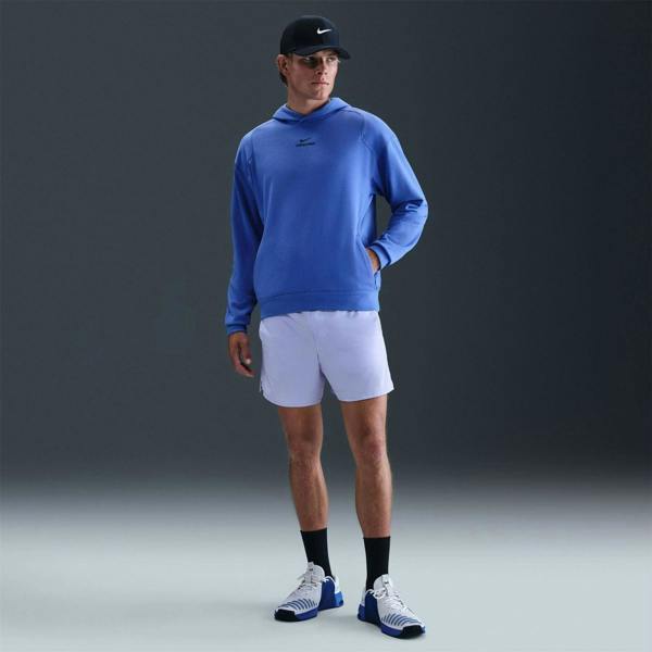 Nike Mens Pro Regular Training Pullover Hoodie - Blue - 