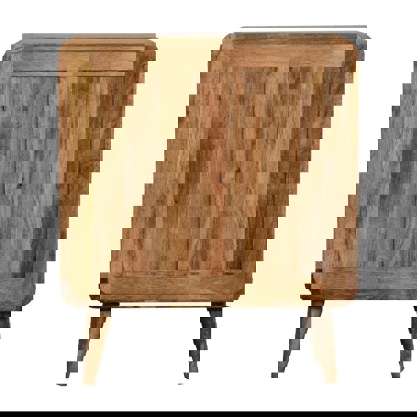 Artisan Furniture Mini Curved Oak-ish Chest