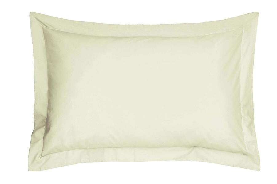 Smart Living Polycotton Oxford Pillowcases Pair 180 Thread Count - Cream