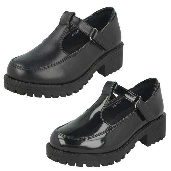Cool For School Girls Cool For School Mid Heel T-Bar School Shoes