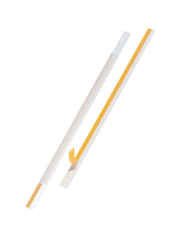 Durable SCANFIX Self-Adhesive EPOS Ticket Strip Holder | 25 Pack | 1000 x 20mm