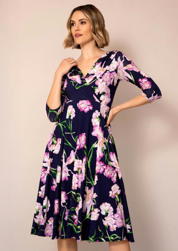 Alie Street London Annie Dress Short (Midnight Blossom)