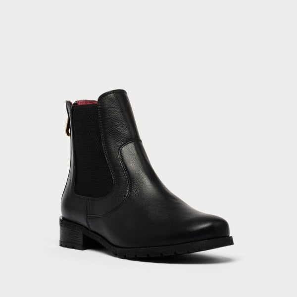 Calla Alice Boots - Black Leather