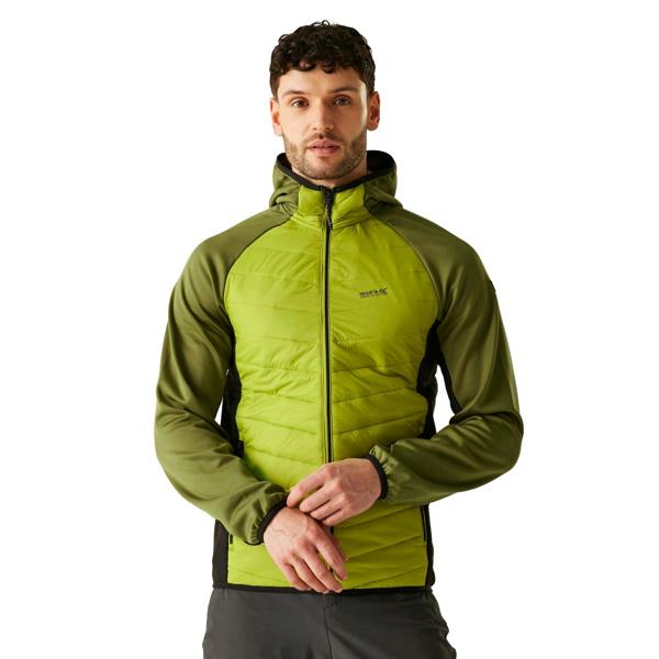Regatta Mens Andreson VIII Hybrid Jacket - Grenoble Green/Nephrite Green - 