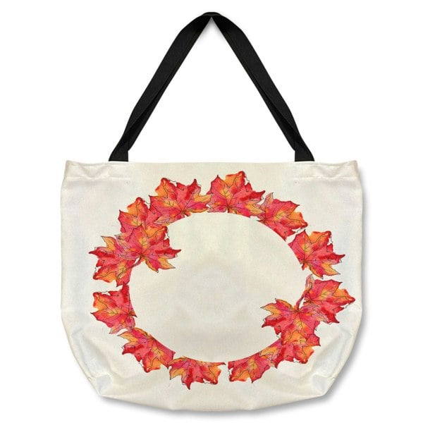 Benjamin Tate Design Autumn Reath Tote bag
