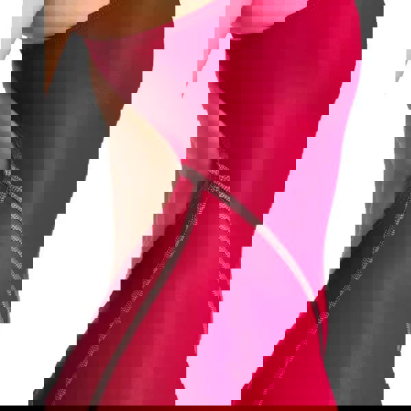 Arena Powerskin ST NEXT deep red one-piece swimsuit in wet recycled fabric