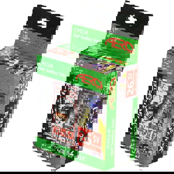 Aero Sport Self Sealing Butyl Rubber 26" x 1.75 - 2.125 Inner Tubes Schrader Valve