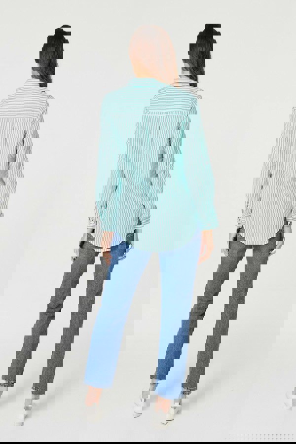 Green | Striped Long Sleeve Shirt