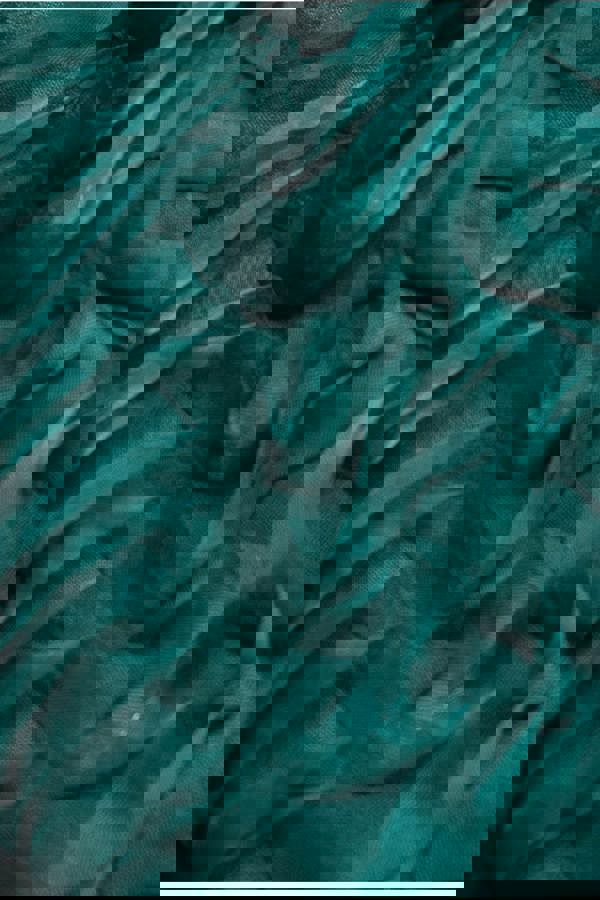 3D Textured Sleeve Scuba Corset Top - Emerald Green T235