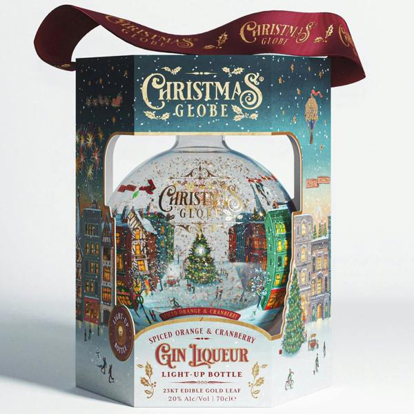 Christmas Globe Gin Liqueur - alternative angle