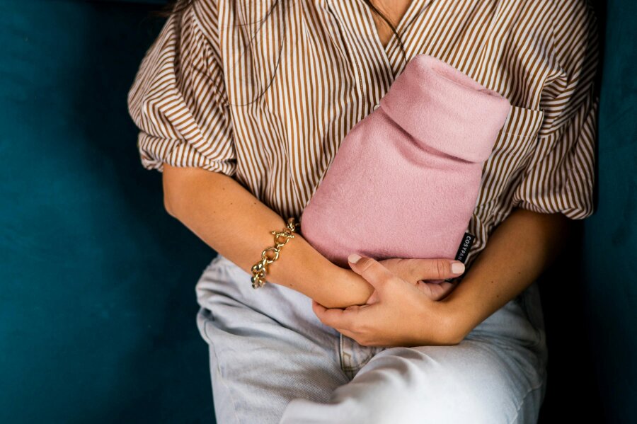 CosyPanda Mini Pink Organic Cotton Hot Water Bottle