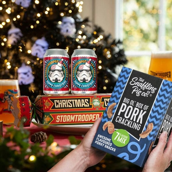 The Snaffling Pig Co Stormtrooper Beer & Crackling Mega Chrimbo Bundle