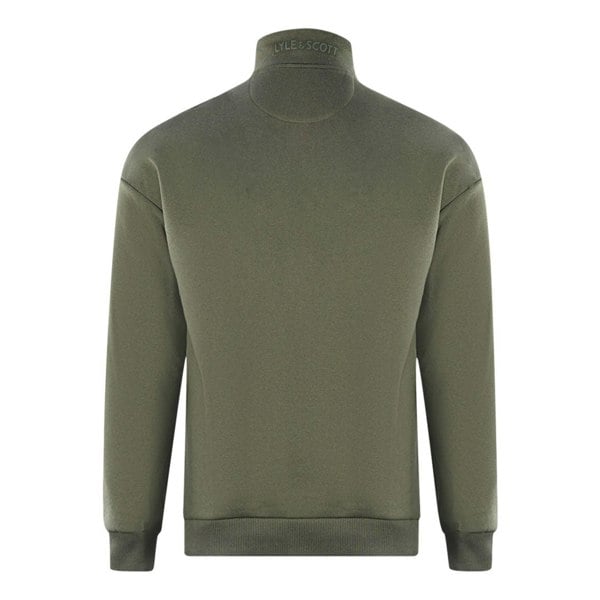 Lyle & Scott Golden Eagle Half Zip-Up Men's Jumper - Green