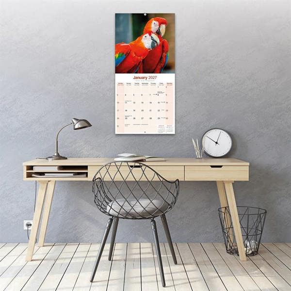 Macaws Calendar 2027, Wall Calendars, Month To View, Animals, Gift