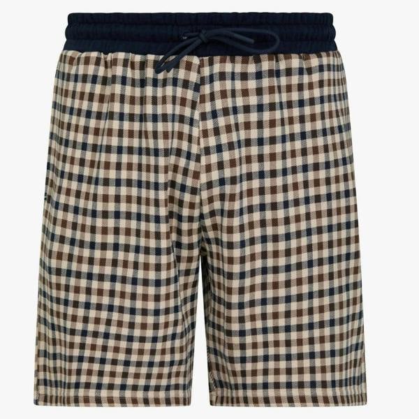Aquascutum Active CLUB CHECK SHORTS AA_B006_SP006 28 Club Check (Beige) Shorts Mens S