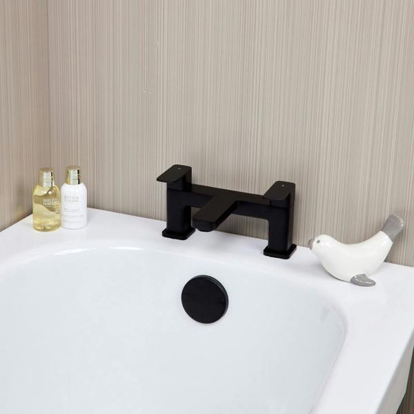 Flode Glan | Bath Filler | Matt Black