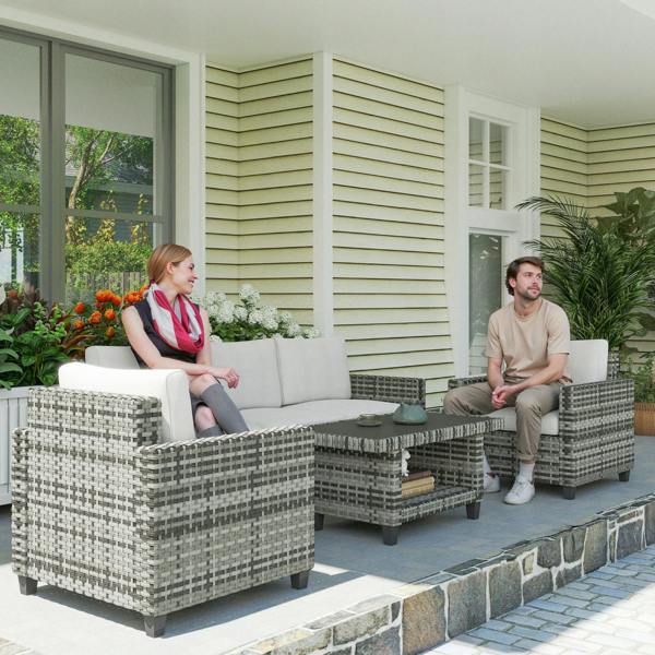 Rattan Sofa Set