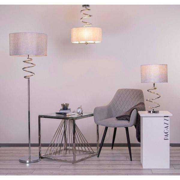 Kasi 158cm Floor Lamp Polished Chrome