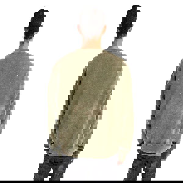 Dsquared2 Marble Dyed With Vanish Spot Cypro Fit Sweatshirt Military Green M