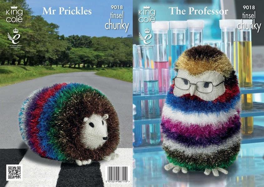 King Cole Tinsel Knitting Pattern 9018, Toys - Advanced