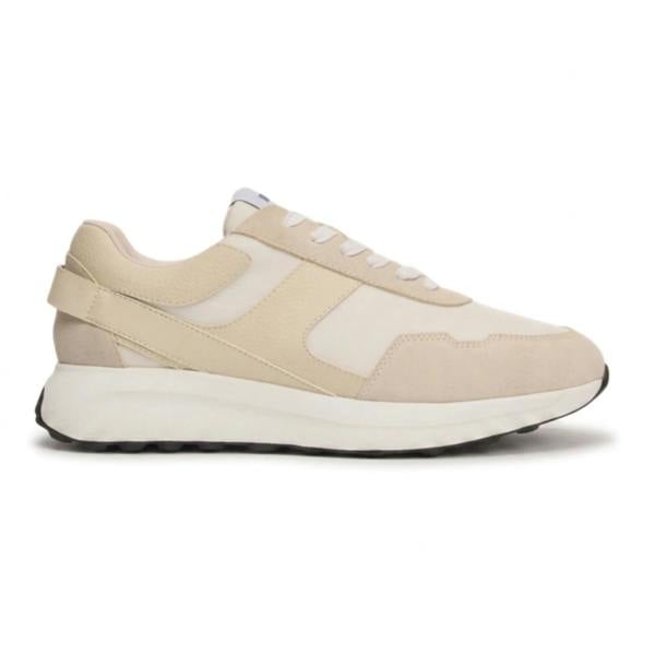 House Of Cavani Canbera - Men's White Lightweight Suede Sneakers