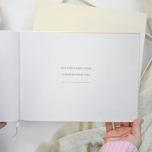 The Baby Gifting Company LUXURY BABY MEMORY BOOK