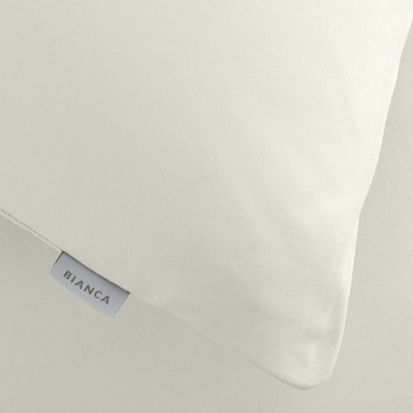 Bianca 200 Thread Count Cotton Percale Standard Pillowcase Pair