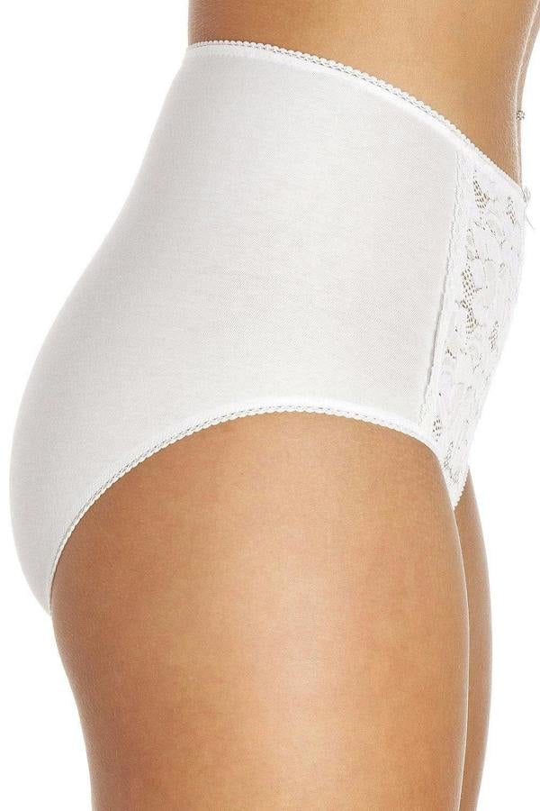 Womens 3 Pack Lace Front Full Briefs