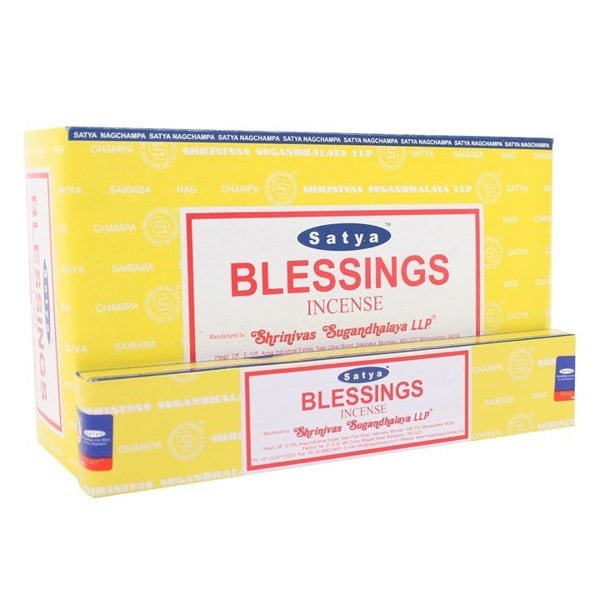 Serano 12 Packs of Blessings Incense Sticks by Satya