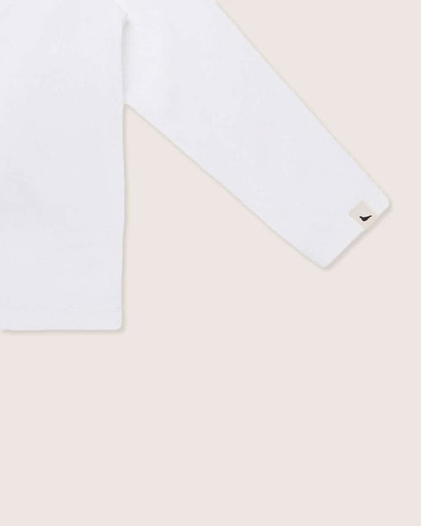 Eco-friendly organic cotton kids long-sleeve top