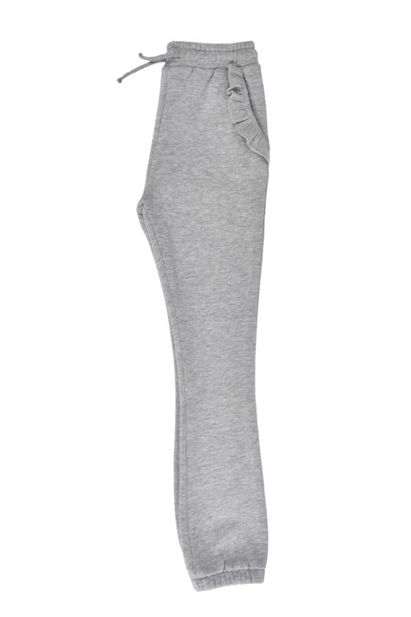 Smart Living Girls Pocket Frill Joggers - Grey