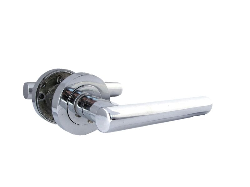 EDH Door Hardware Straight T Bar Internal Latch, Essential Sets for Internal, Featuring Polished Chrome Finish, Door Latch Compatibility