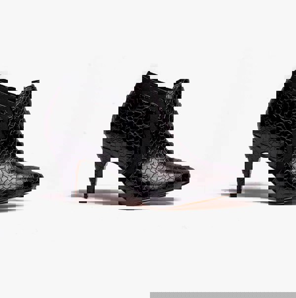 Lotus KRISTINA Womens Shoes Black Croc