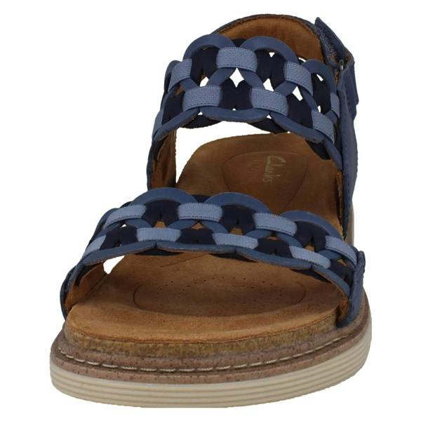 Clarks Ladies Clarks Woven Sandals Arwell Glide